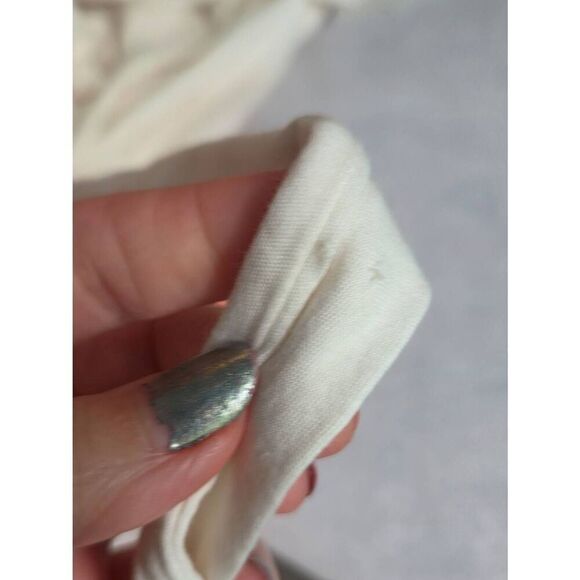 James Perse Fray Hem Pastel Blush Pink Adjustable Strap Cotton Midi Dress Sz. 1 - Picture 6 of 10